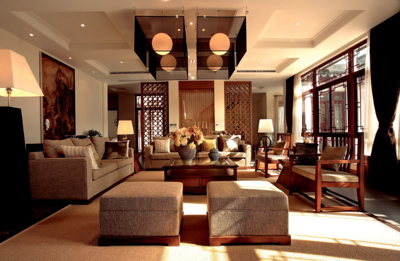 传统与现代结合的中国风室内装饰设计
