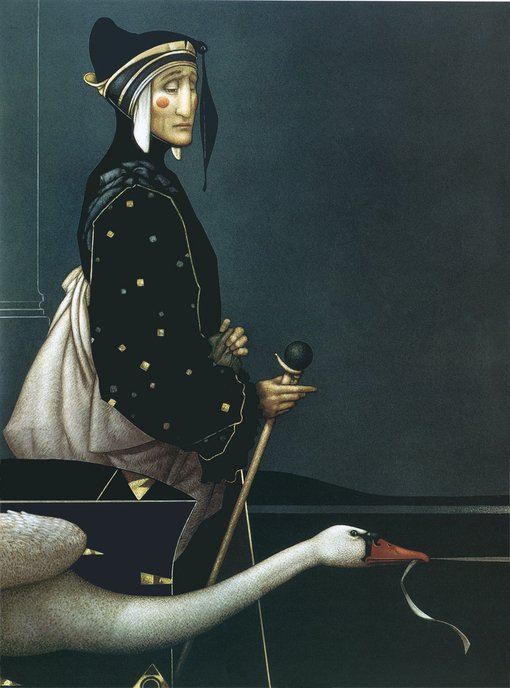 michael_parkes_dante_in_exile、Michael Parkes、Illustrations、fantasy、童话、realism、浪漫与忧伤
