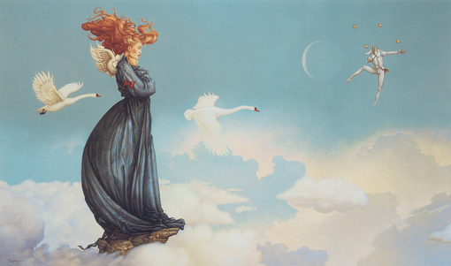 michael_parkes_circus_memories、Michael Parkes、Illustrations、fantasy、童话、realism、浪漫与忧伤