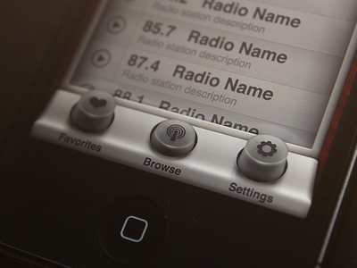 Radio App - Browser