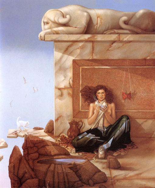 michael_parkes_the_mask_、Michael Parkes、Illustrations、fantasy、童话、realism、浪漫与忧伤