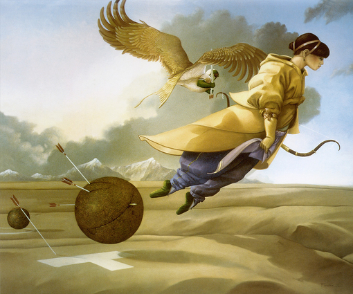 michael_parkes_the_game、Michael Parkes、Illustrations、fantasy、童话、realism、浪漫与忧伤