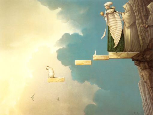 michael_parkes_ceremony_of_the_sun、Michael Parkes、Illustrations、fantasy、童话、realism、浪漫与忧伤