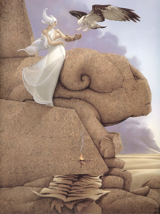 michael_parkes_lock_falcon、Michael Parkes、Illustrations、fantasy、童话、realism、浪漫与忧伤