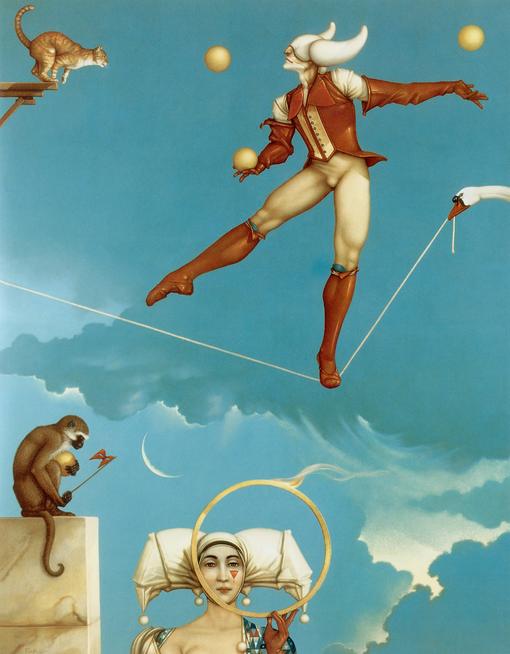 michael_parkes_illusion_of_change、Michael Parkes、Illustrations、fantasy、童话、realism、浪漫与忧伤