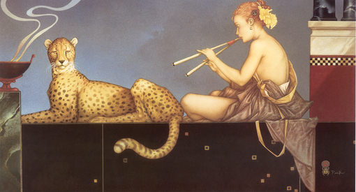 michael_parkes_dusk、Michael Parkes、Illustrations、fantasy、童话、realism、浪漫与忧伤