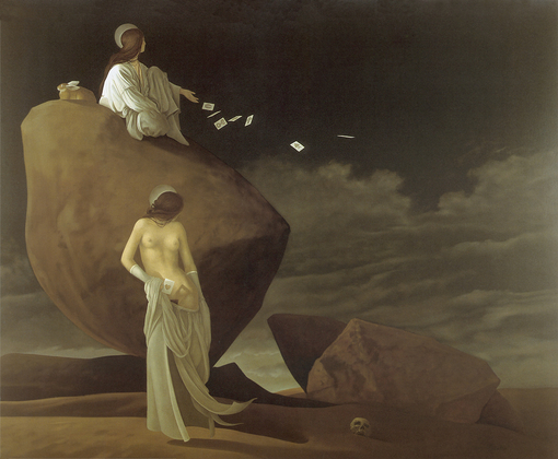 michael_parkes_la_magdalena、Michael Parkes、Illustrations、fantasy、童话、realism、浪漫与忧伤