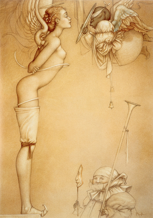 michael_parkes_the_decision、Michael Parkes、Illustrations、fantasy、童话、realism、浪漫与忧伤