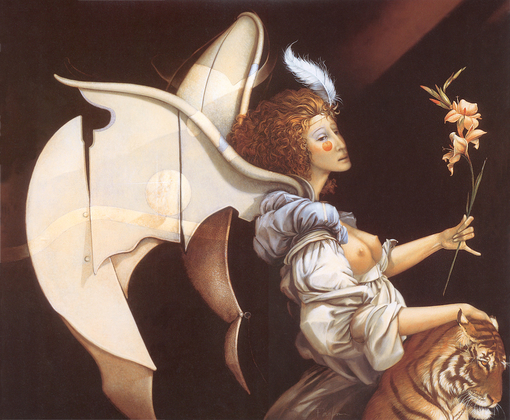 michael_parkes_mare_imbrium、Michael Parkes、Illustrations、fantasy、童话、realism、浪漫与忧伤