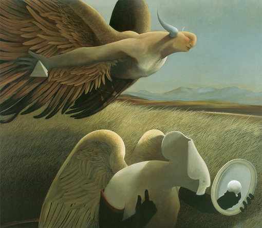 michael_parkes_geometric_projection、Michael Parkes、Illustrations、fantasy、童话、realism、浪漫与忧伤