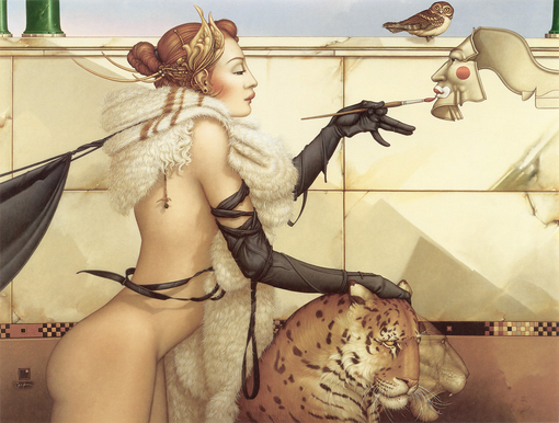michael_parkes_the_creation_、Michael Parkes、Illustrations、fantasy、童话、realism、浪漫与忧伤
