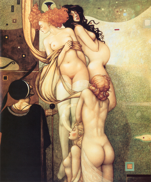 michael_parkes_hope、Michael Parkes、Illustrations、fantasy、童话、realism、浪漫与忧伤