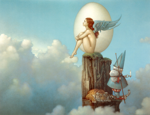 michael_parkes_magic_spring、Michael Parkes、Illustrations、fantasy、童话、realism、浪漫与忧伤