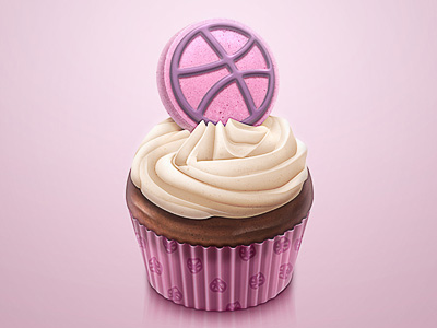Dribbble_cupcake-icon