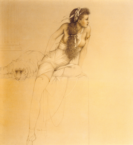 michael_parkes_danae、Michael Parkes、Illustrations、fantasy、童话、realism、浪漫与忧伤