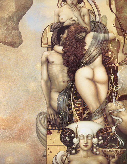michael_parkes_the_river、Michael Parkes、Illustrations、fantasy、童话、realism、浪漫与忧伤