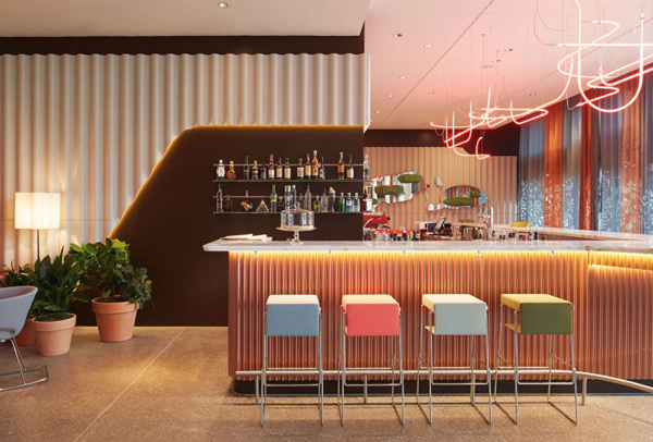 缤纷色彩的苏黎世25小时酒店