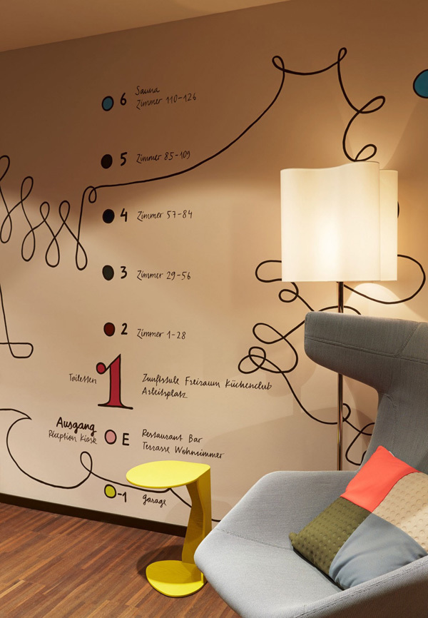 缤纷色彩的苏黎世25小时酒店