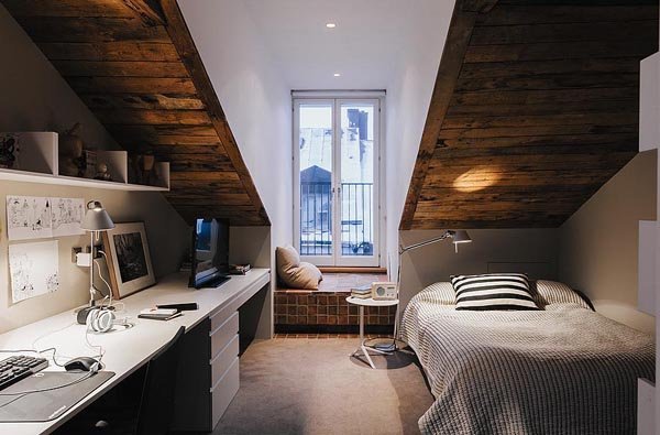 瑞典340平米北欧风情温馨复式顶楼公寓