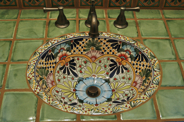 Clay Imports Artesanal mediterranean-bathroom