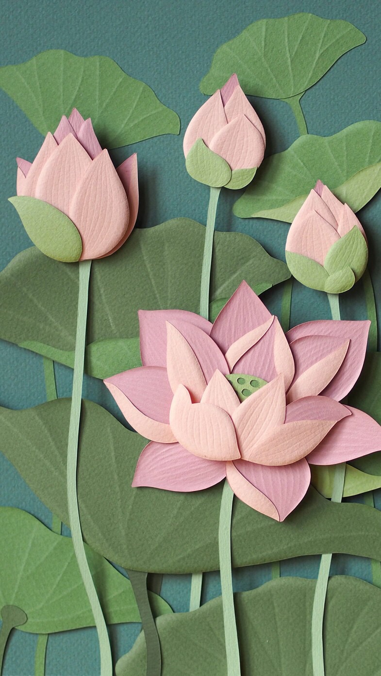 wirin chaowana – wirin chaowana 花卉纸雕作品
