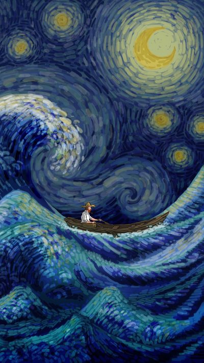Van Gogh Alive - 伊朗艺术家 Alireza Karimi Moghadam 创作的「梵高在世」系列作品