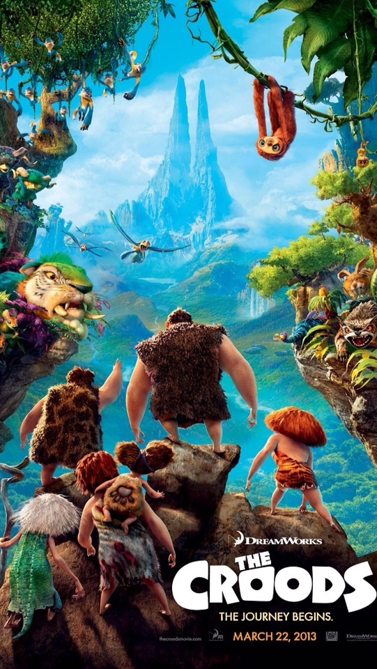 The Croods - 《疯狂原始人》电影海报