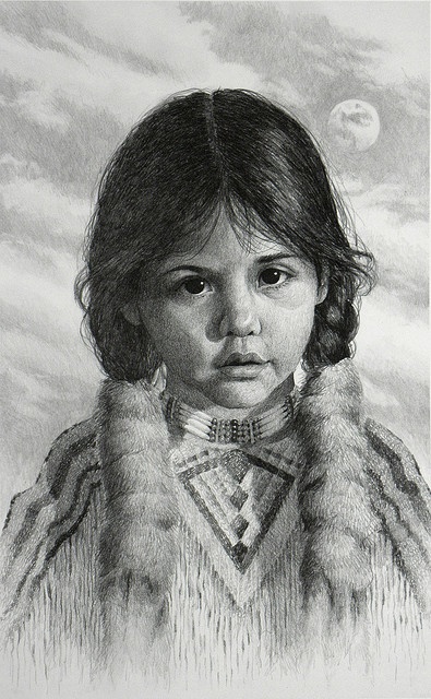 "Little Moon" a Joe Belt pencil portrait | Artistry