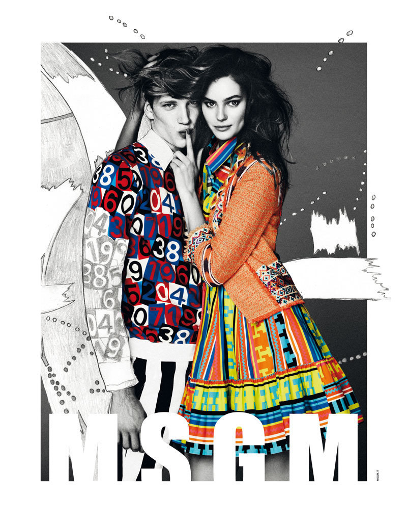 满载活力与色彩，MSGM 2013 春夏系列造型图集