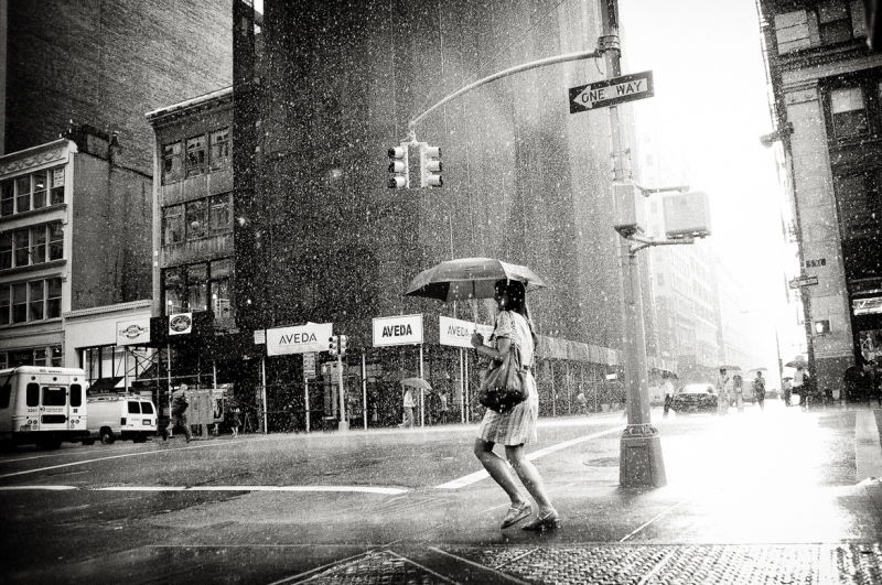 Rain on 5th Avenue by Luke Bhothipiti