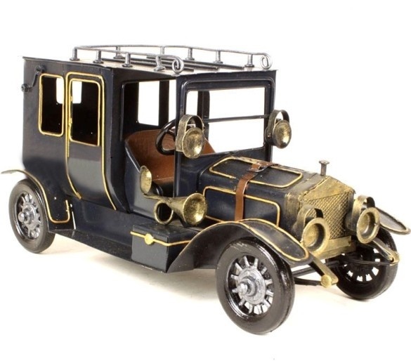 Handmade Antique Tin Model Car-1906 Rolls Royce Ghost | RL // Toys