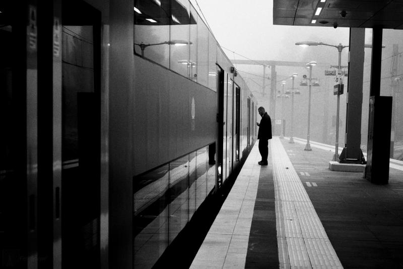 Morning Train by Sam Ferris