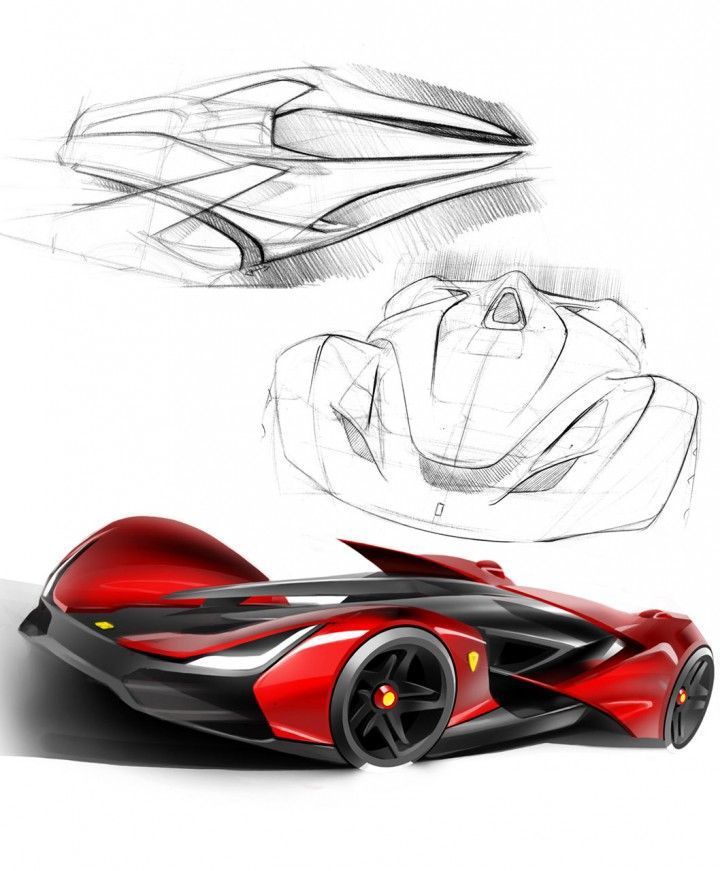 Ferrari Pegaso Design Sketches ...