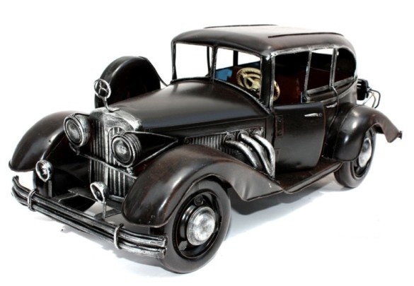 Handmade Antique Tin Model Car-1934 Mercedes Benz