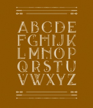 AVANTH typeface