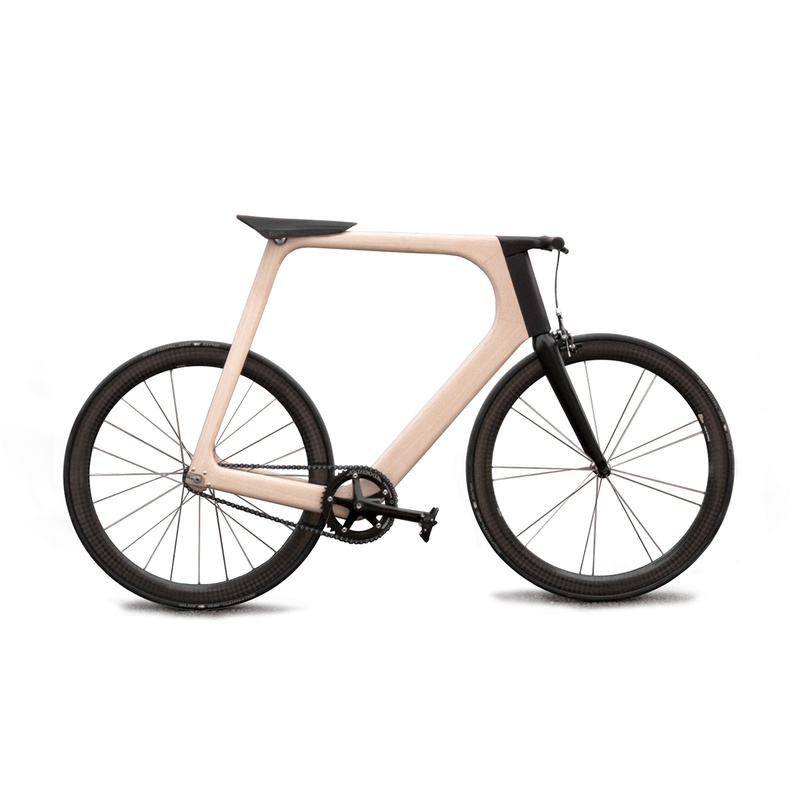 极简主义风格Arvak木质自行车