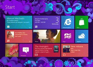 Windows 8 - Start Background