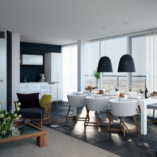 荷兰现代时尚公寓室内设计