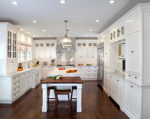 Transitional Kitchen in NY