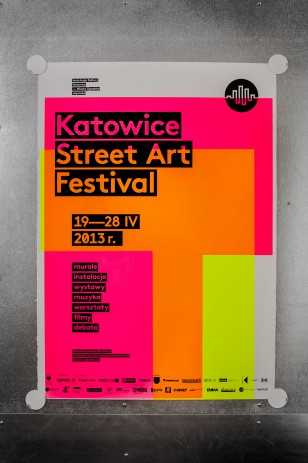 Katowice Street Art Festival – silkscreen poster series