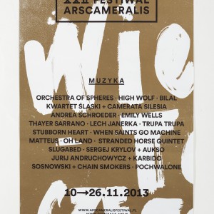 Ars Cameralis Festival 2013 — posters + billboards