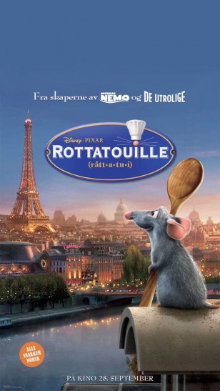 Ratatouille - 《美食总动员》动画海报
