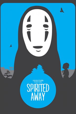 Spirited Away - Craig McKeown为吉卜力工作室设计的动画海报之《千与千寻》