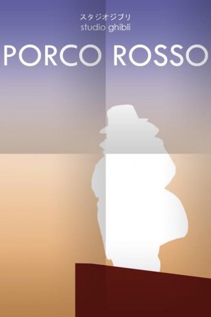 Porco Rosso - Craig McKeown为吉卜力工作室设计的动画海报之《红猪》