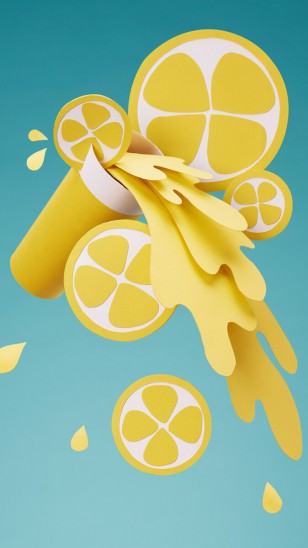 Lemonade - 荷兰艺术家 Adrian Woods & Gidi van Maarseveen 纸艺摄影作品
