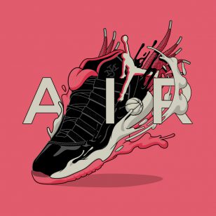 Air Jordan XI - Exhibition Artwork