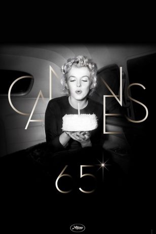 Festival de Cannes - 戛纳电影节65周年官方纪念海报，致敬玛丽莲·梦露