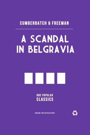 A Scandal in Belgravia - BBC《神探夏洛克》剧集海报之《贝尔戈维亚丑闻》