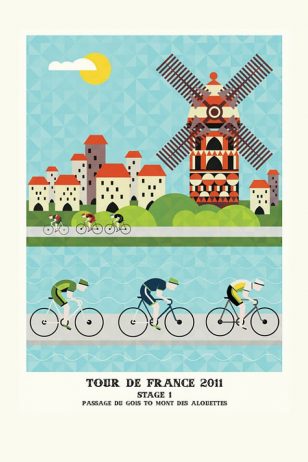 Tour de France 2011 - 2011环法自行车赛海报