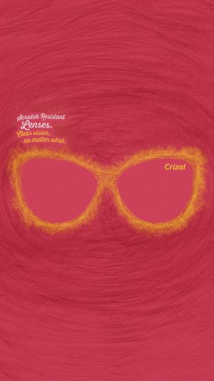 Crizal Lenses - Crizal 眼镜广告：防水,防指纹，防乱擦